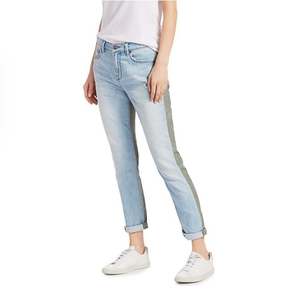 NWT FRAME MIXED MEDIA CARGO JEANS size 23 - Picture 1 of 9